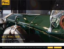 Tablet Screenshot of museum-art-cars.com